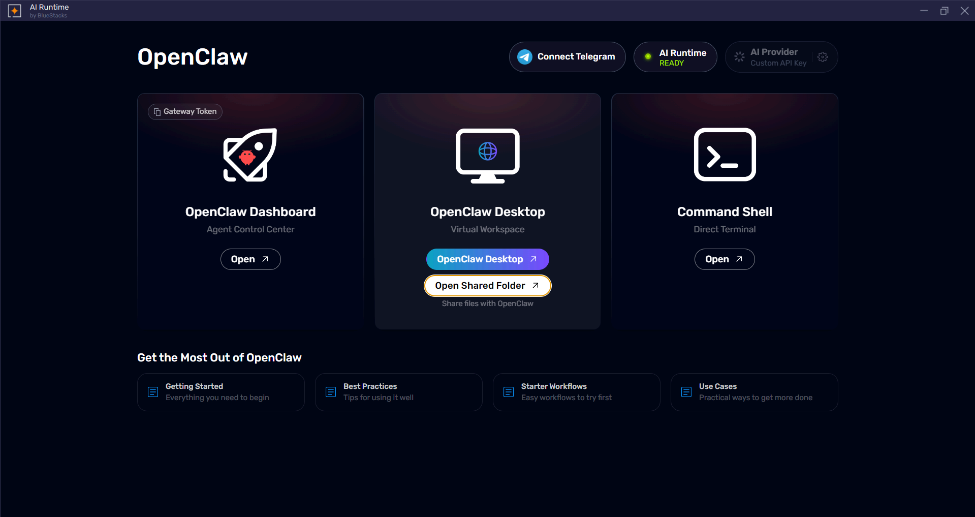 OpenClaw Dashboard Interface