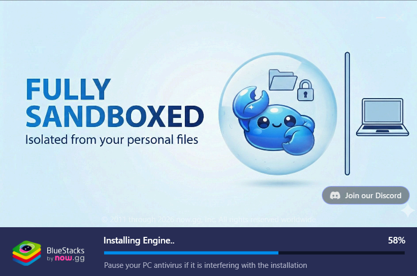 BlueStacks installer on Windows